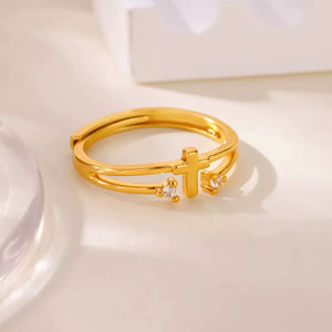 Anel_Ajustavel_Dourado_Cruz_com_Zirconias_Santo_Altar_3