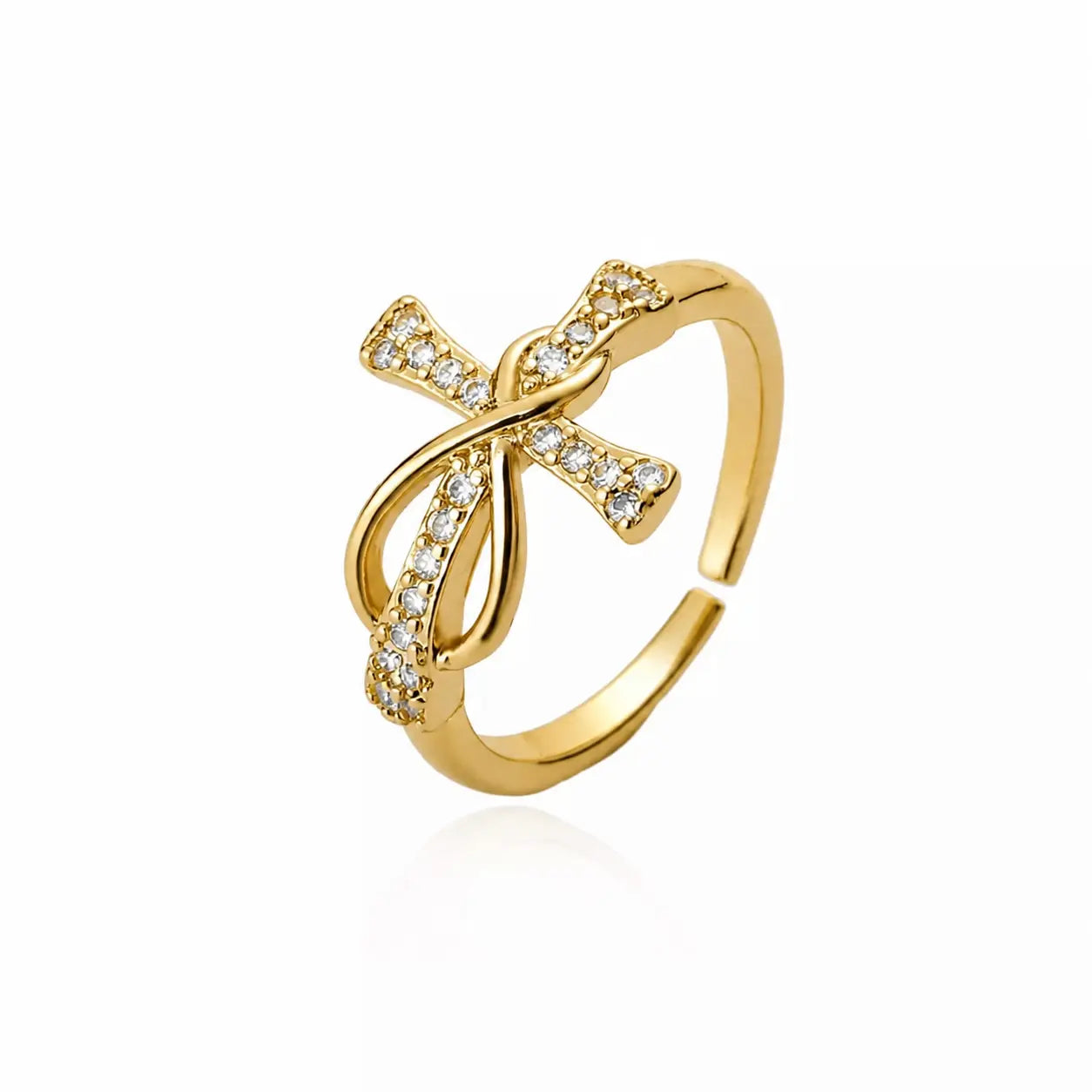 Anel_Ajustavel_com_Cruz_de_Zirconias_com_Infinito_Dourado_Santo_Altar_2