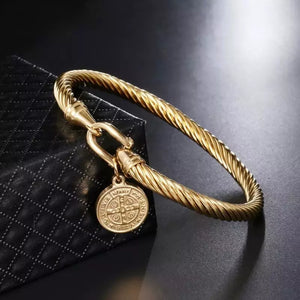 Bracelete_Sao_Bento_Dourado_Santo_Altar_2
