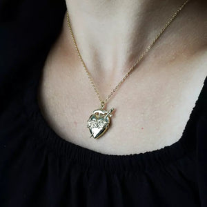 Colar_Imaculado_Coracao_de_Maria_Dourado_Santo_Altar_5