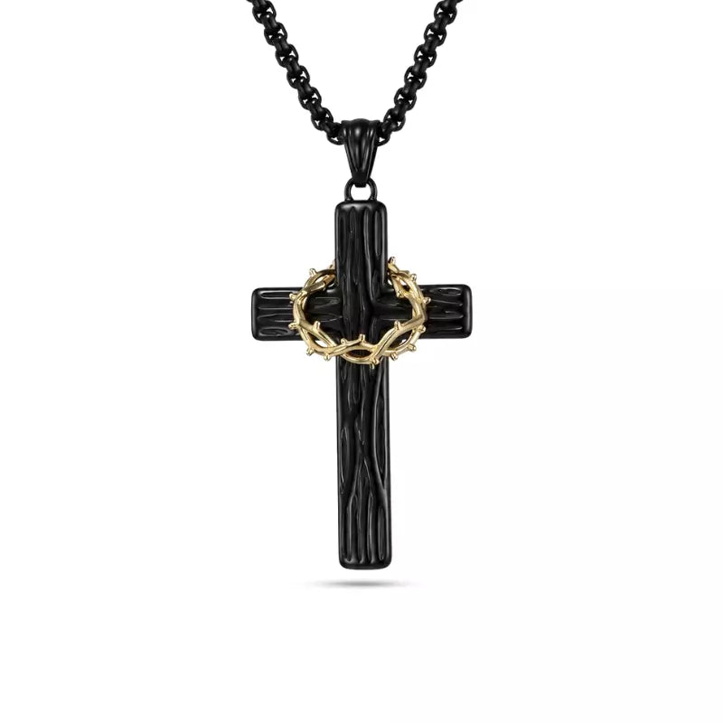 Colar_Masculino_Pingente_Crucifixo_Jesus_Preto_Santo_Altar_3