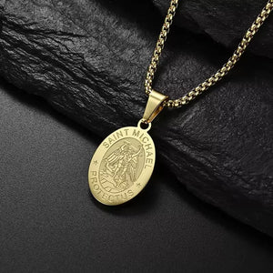 Colar_Masculino_Pingente_Oval_Sao_Miguel_Arcanjo_Dourado_Santo_Altar_20