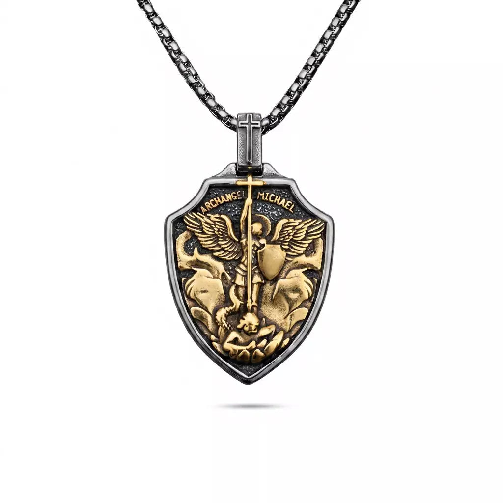 Colar_Masculino_Sao_Miguel_Arcanjo_Brasao_4