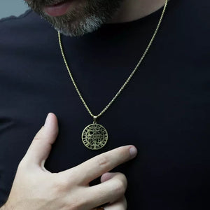 Colar_de_Sao_Bento_Dourado_Medalha_de_Sao_Bento_Relevo_Santo_Altar_22