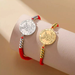 Pulseira_Medalha_Sao_Miguel_Arcanjo_Vermelha_Santo_Altar_1