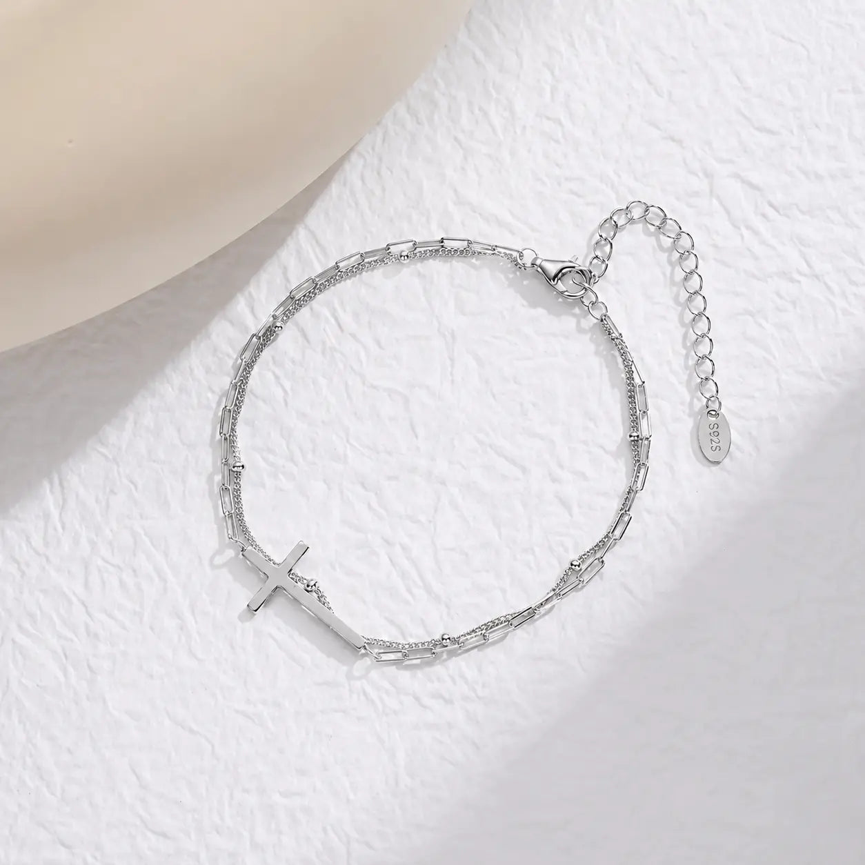 Pulseira_Prata_Feminina_Dupla_com_Cruz_Santo_Altar_1