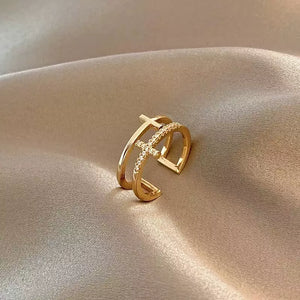 Anel_Ajustavel_Feminino_Dourado_Cruz_Dupla_Santo_Altar_3
