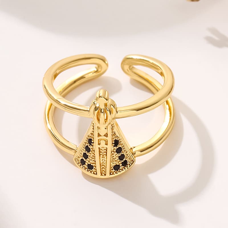 Anel Feminino Ajustável Nossa Senhora Aparecida Santo Altar 5