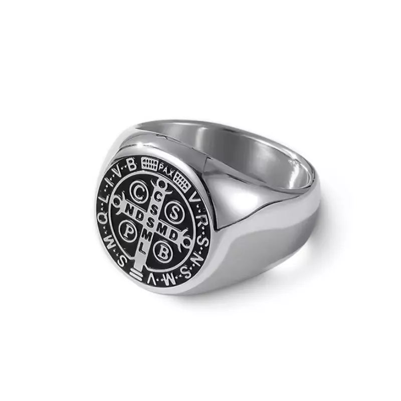 Anel_Sao_Bento_Prata_Medalha_de_Sao_Bento_Santo_Altar_1