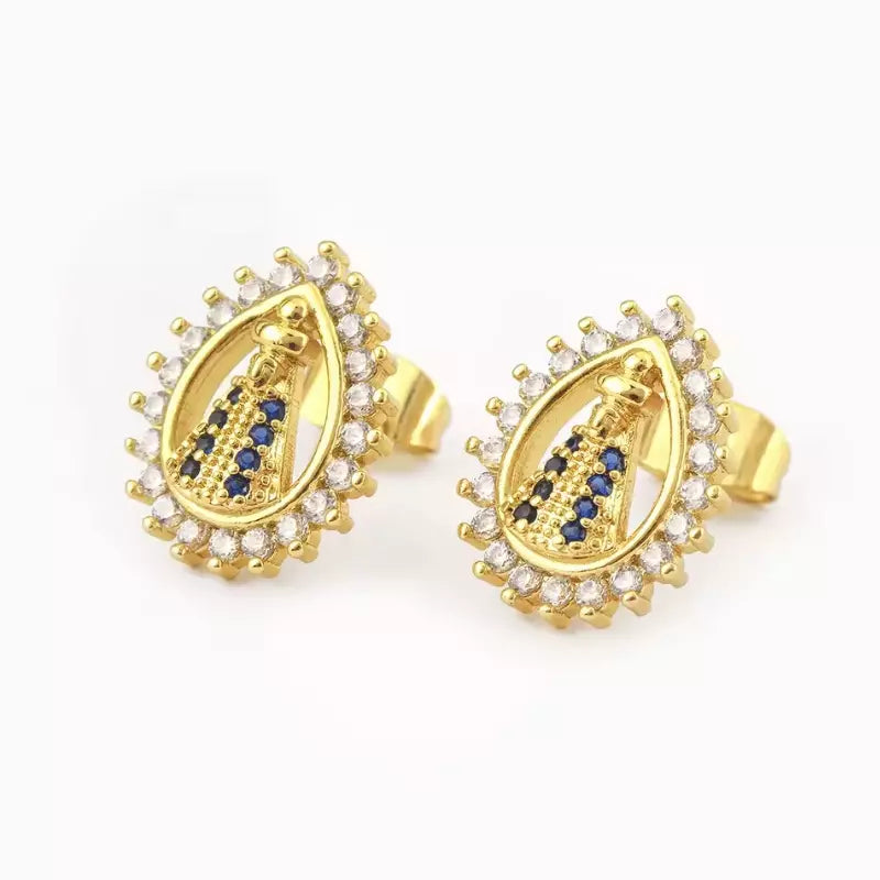 Brinco_Nossa_Senhora_Aparecida_Gota_com_Zirconia_Santo_Alta_4