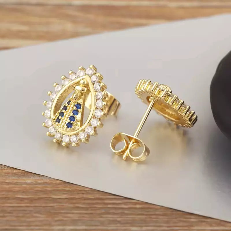 Brinco_Nossa_Senhora_Aparecida_Gota_com_Zirconia_Santo_Altar_2