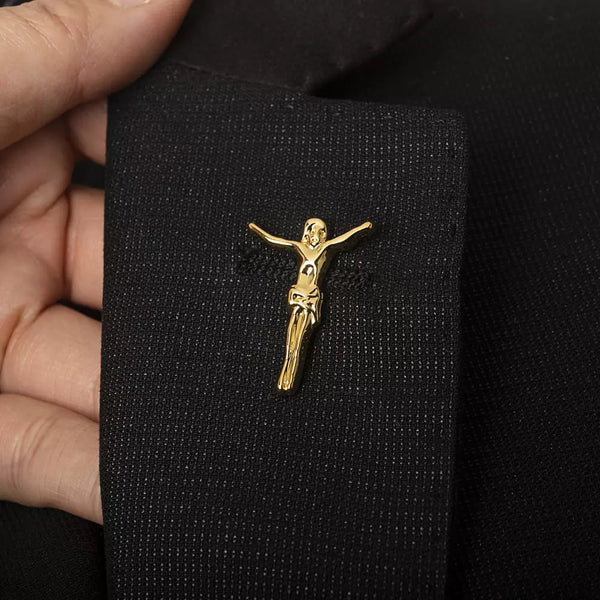 Broche_para_Roupa_Terno_Dourado_Jesus_Cristo_Crucificado_Santo Altar_11