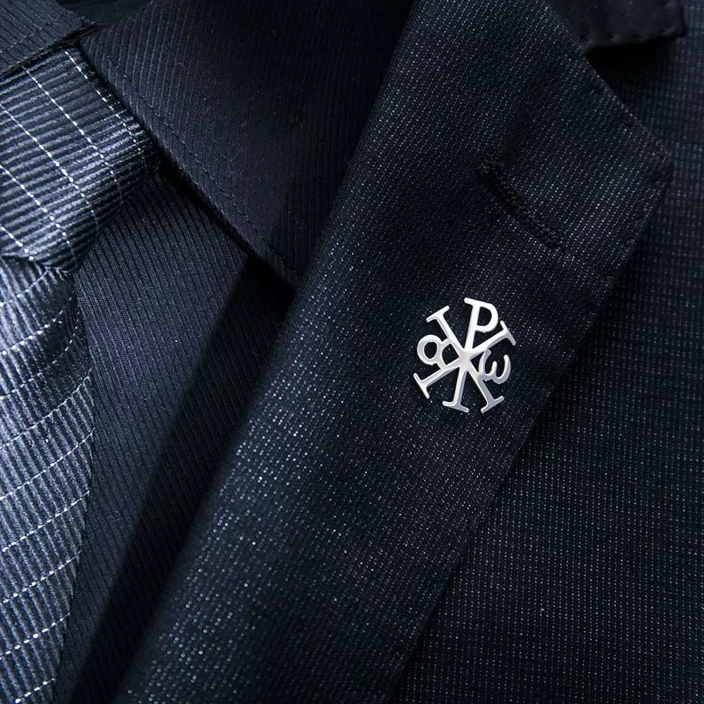 Broche para Roupa Terno Jesus Cristo Alfa Ômega Santo Altar 3
