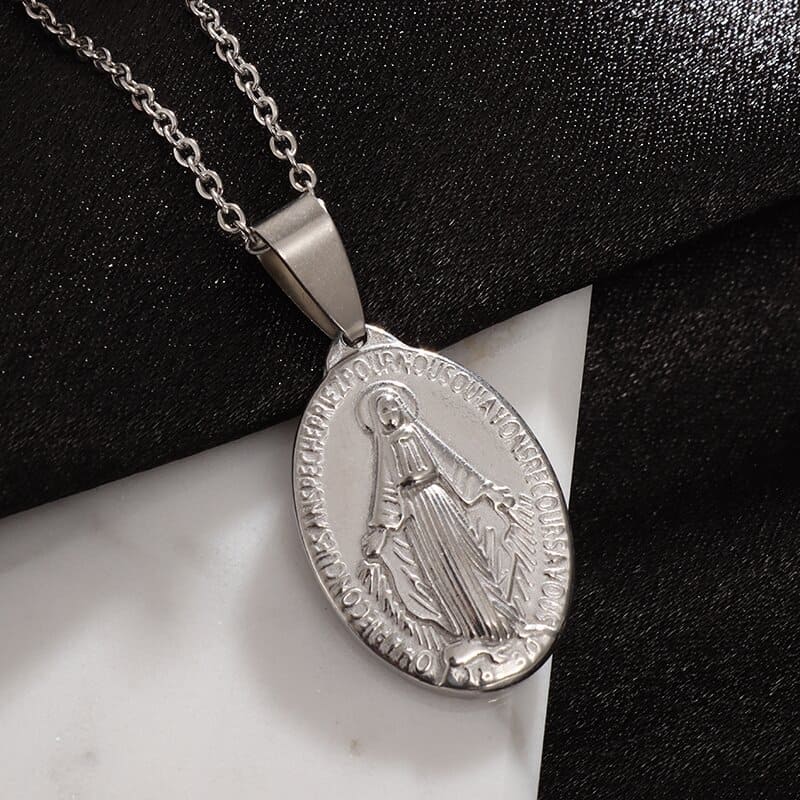 Colar Pingente Medalha Milagrosa Nossa Senhora Santo Altar 6