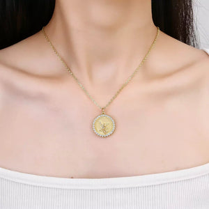 Colar_Feminino_Medalha_Sao_Miguel_Arcanjo_Zirconia_1