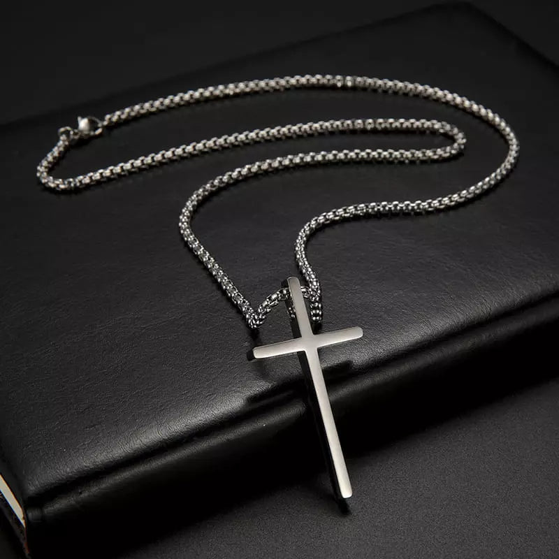 Colar Masculino Crucifixo Pingente Cruz Santo Altar
