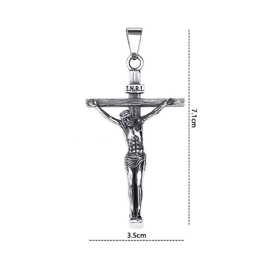 Colar_Masculino_Prata_Crucifixo_Pingente_Jesus_Cristo_Santo_Altar_8