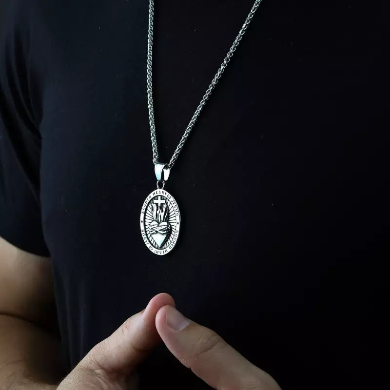 Colar_Masculino_Prata_Pingente_Sagrado_Coracao_de_Jesus_Santo_Altar_3