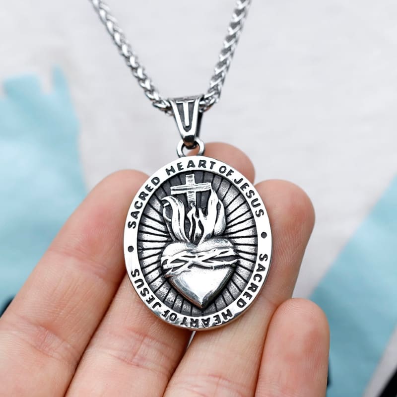 Colar_Masculino_Prata_Pingente_Sagrado_Coracao_de_Jesus_Santo_Altar_5