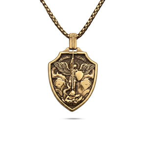 Colar_Masculino_Sao_Miguel_Arcanjo_Brasao_Dourado_5