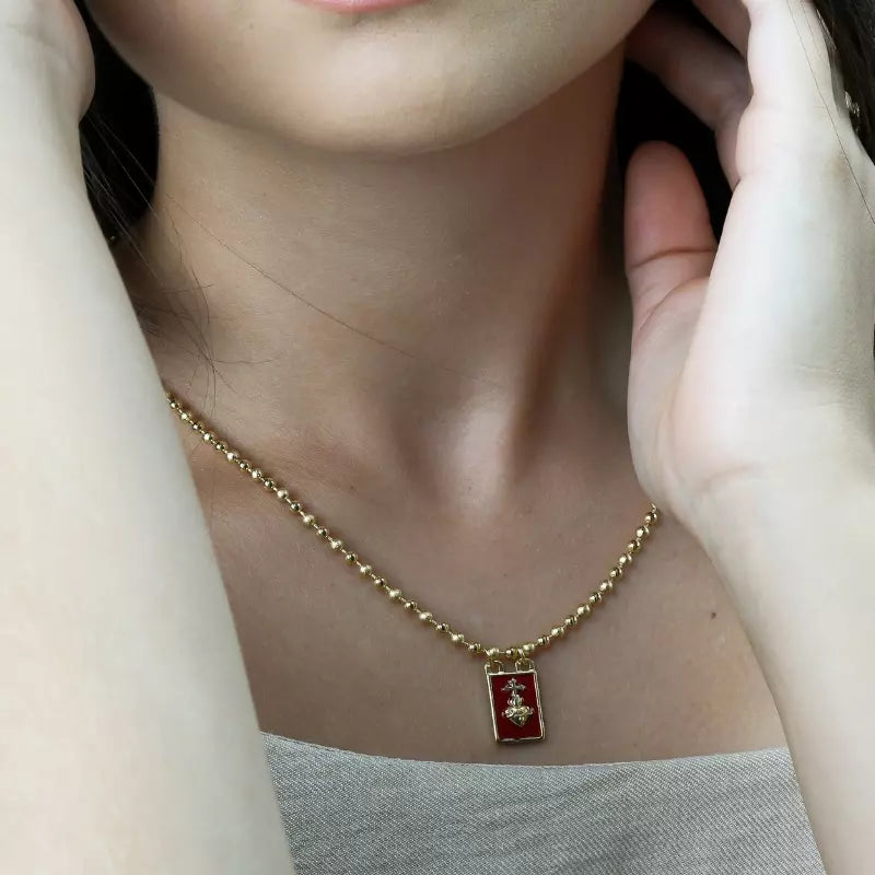 Colar_Medalha_Sagrado_Coracao_de_Jesus_Dourado_Santo_Altar_5