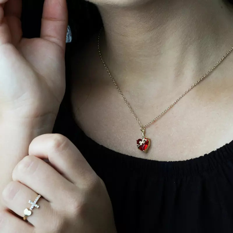 Colar_Pingente_Dourado_Castissimo_Coracao_de_Sao_Jose_Santo_Altar_3