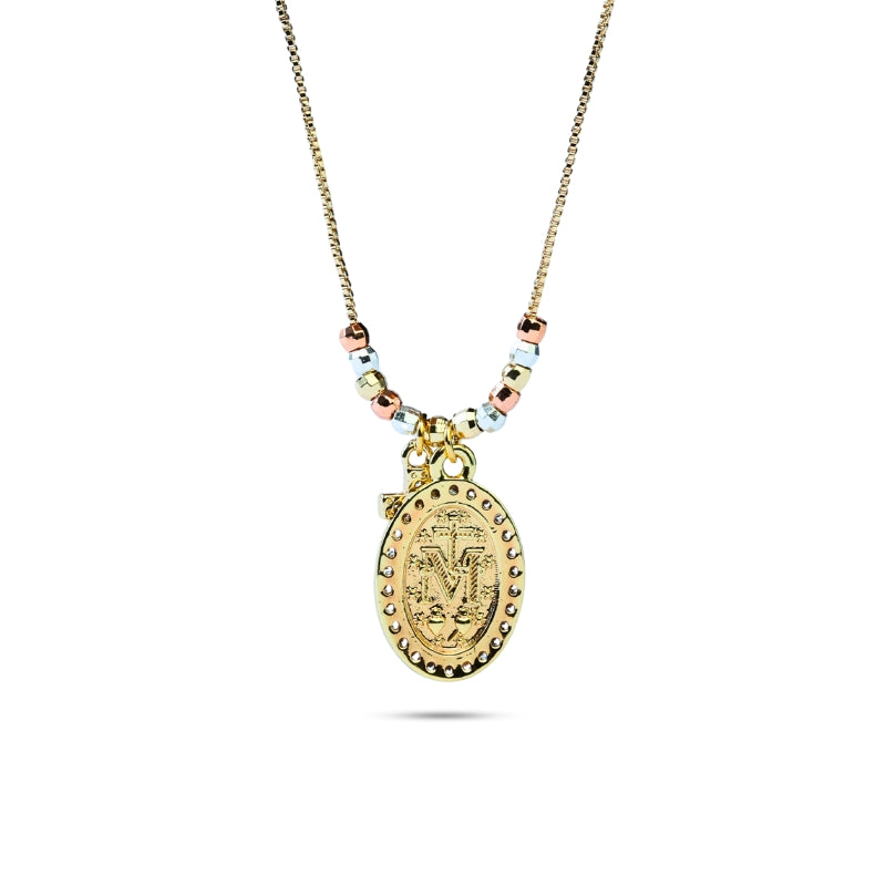 Colar_Pingente_Duplo_Medalha_Milagrosa_Crucifixo_Zirconias_Santo_Altar_33