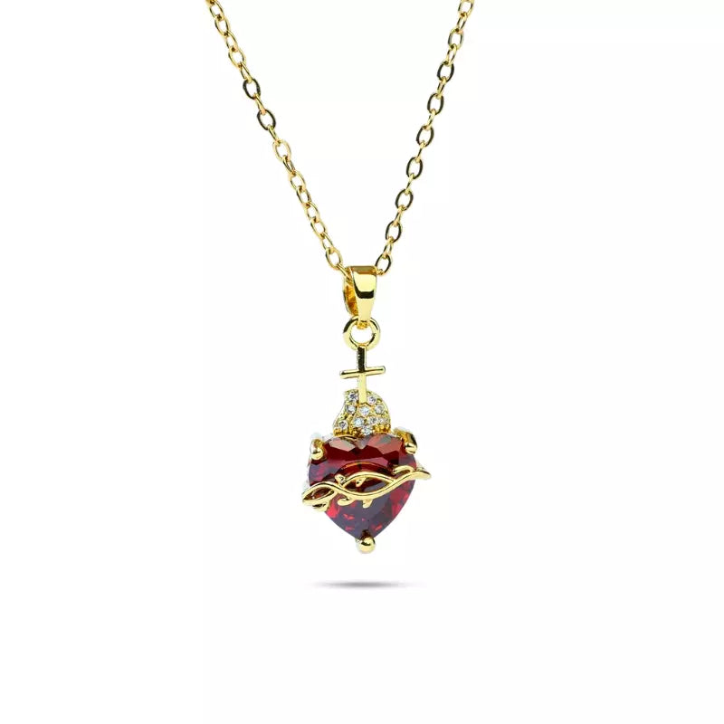 Colar_Pingente_Sagrado_Coracao_de_Jesus_Zirconia_Santo_Altar_1
