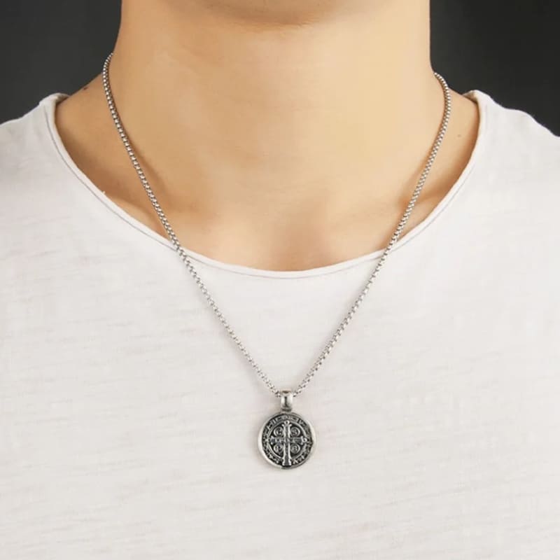 Colar_de_Sao_Bento_Aco_Inoxidavel_Medalha_Sao_Bento_Santo_Altar_2