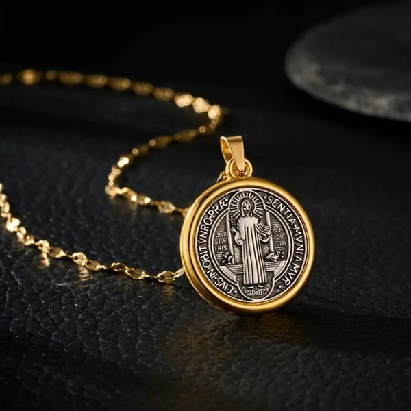 Colar_de_Sao_Bento_Corrente_Americana_Medalha_Sao_Bento_Santo_Altar_1