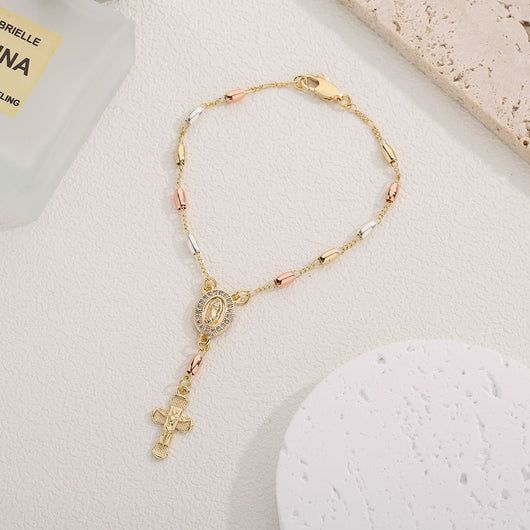 Pulseira Feminina Dezena Senhora de Guadalupe Santo Altar 5