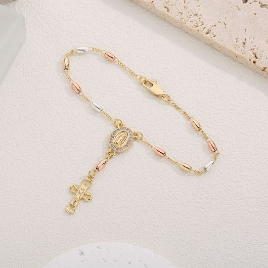 Pulseira Feminina Dezena Senhora de Guadalupe Santo Altar 7