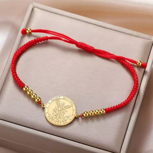 Pulseira_Medalha_Sao_Miguel_Arcanjo_Vermelha_Santo_Altar_4