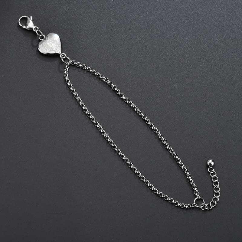 Pulseira Pingente Nossa Senhora de Guadalupe Inoxidável Santo Altar 3