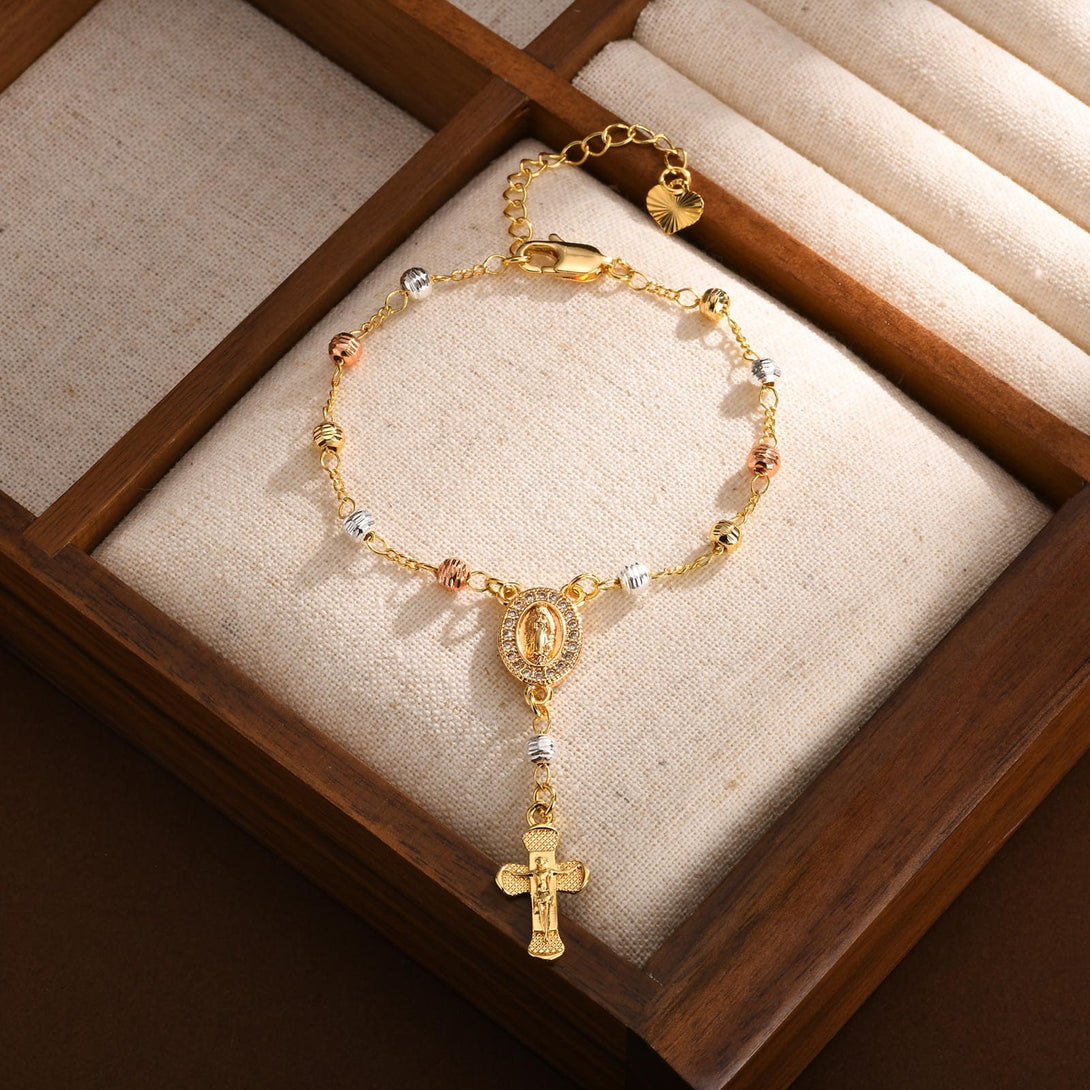 Terço de Pulso Feminino Dezena Nossa Senhora Santo Altar 4