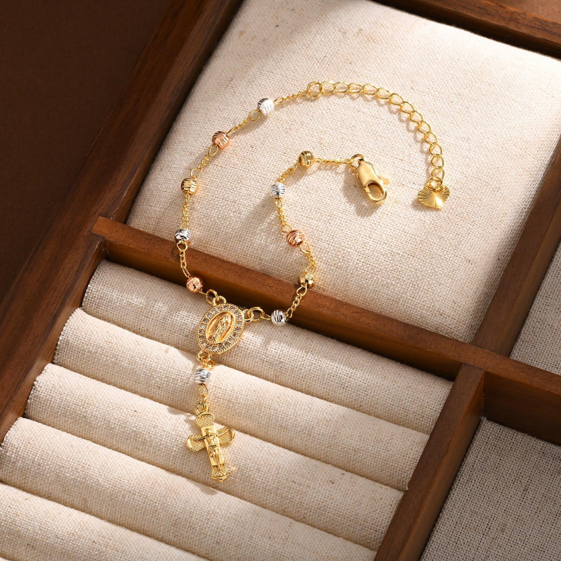 Terço de Pulso Feminino Dezena Nossa Senhora Santo Altar 5