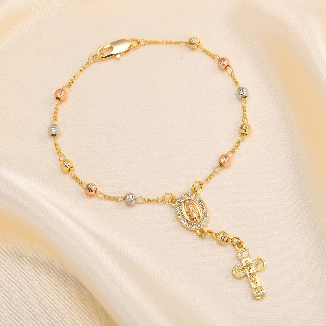 Terço de Pulso Feminino Dezena Nossa Senhora Santo Altar 9